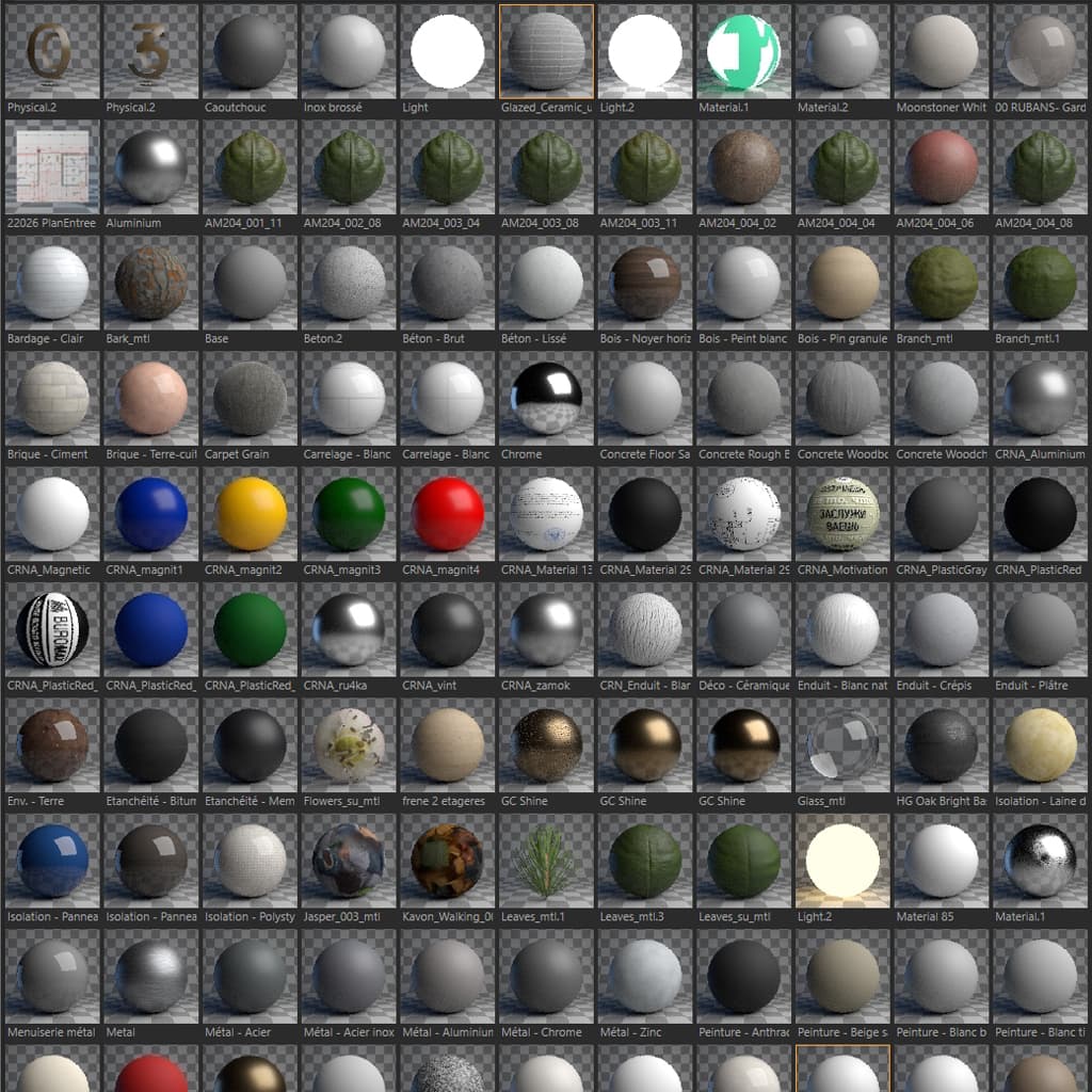 Full Corona & V-Ray Material Graphs